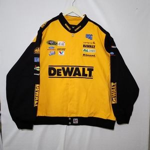 NASCAR DeWALT Racing Chase Authentics Jacket Men's Size 5XL Matt Kenseth Yellow.